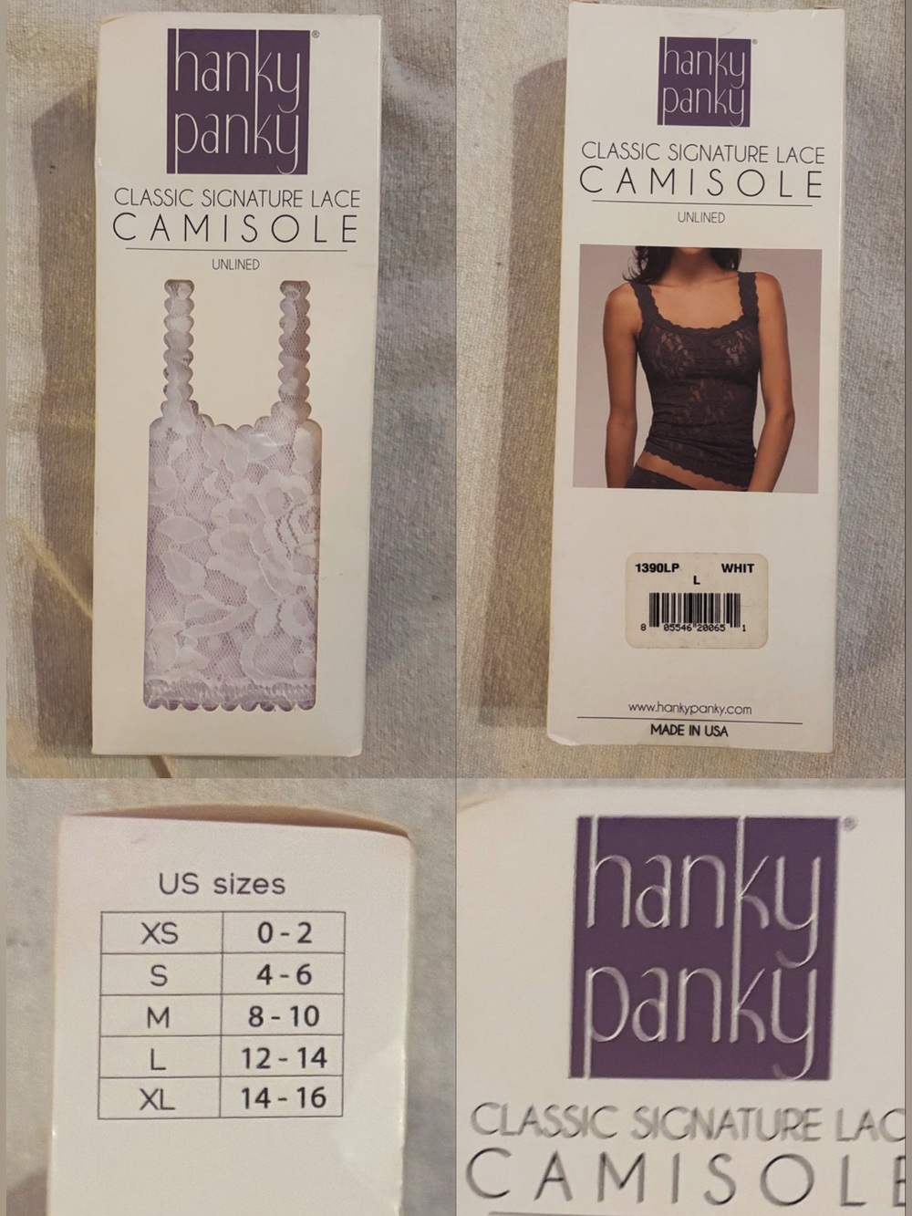 Hanky Panky 😍 WHITE Lace Camisole | Women’s Intimates